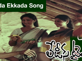 Ekkada Ekkada Song Lyrics in Telugu and English - Ladies Tailor Movie