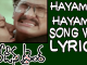 Hayamma Hayamma Song Lyrics in Ladies Tailor - mynewvideos